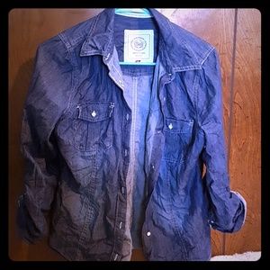Denim long sleeve shirt